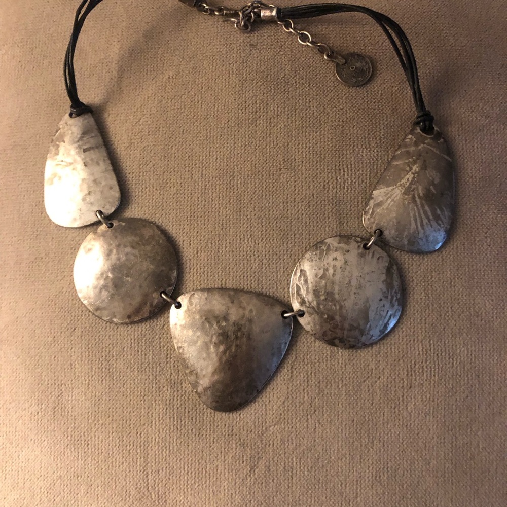 Turkish Hammered Metal Statement Necklace - $40 or $35 w/offer